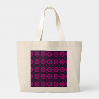 Afrikansk Magenta Cirkulär Mönster Minimalistisk H Jumbo Tygkasse