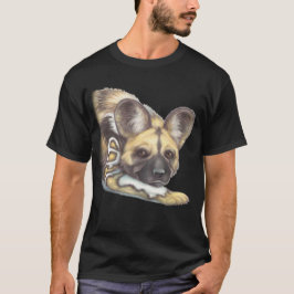 Afrikansk målad Hund T Shirt