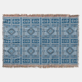 Afrikansk mali Mönster Throw Blanket X Filt