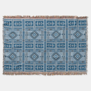 Afrikansk mali Mönster Throw Blanket X Filt