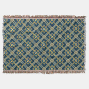 Afrikansk Mali Mönster Throw Blanket XI Filt