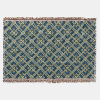 Afrikansk Mali Mönster Throw Blanket XI Filt