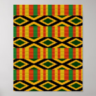 Afrikansk mång- design för färgmönstertryck poster
