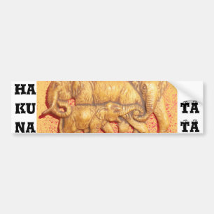 Afrikansk mara Elephants Bildekal