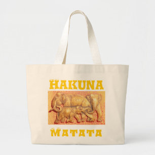 Afrikansk mara Elephants Jumbo Tygkasse
