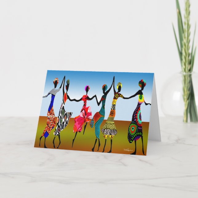 Afrikansk maridokt kort (Framsida)