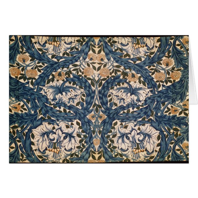 Afrikansk Marigold design, 1876 Hälsningskort (Framsidan Horizontal)