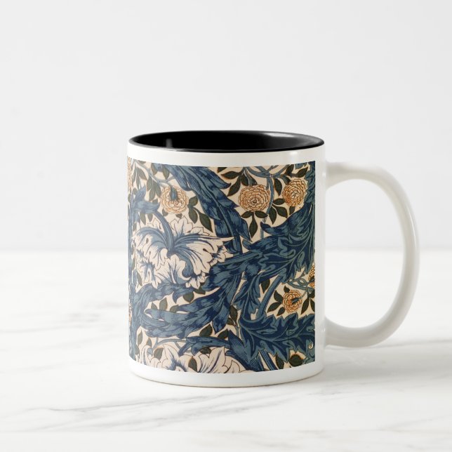 Afrikansk Marigold design, 1876 Två-Tonad Mugg (Höger)