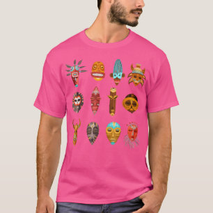 Afrikansk mask, artikel BLM, sista minuten, Hanukk T Shirt