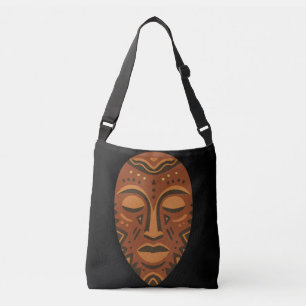 Afrikansk mask axelväska