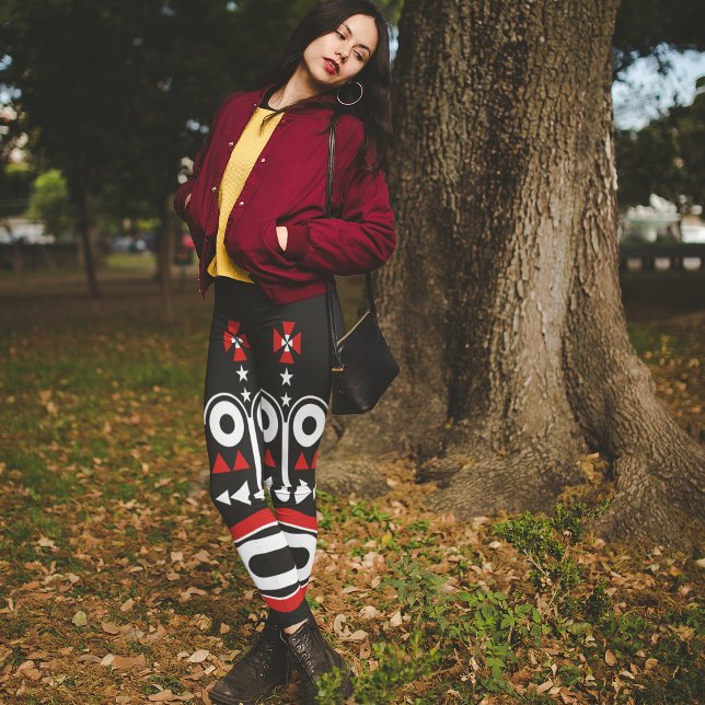 Afrikansk mask leggings (Skapare uppladdad)