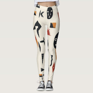Afrikansk mask leggings