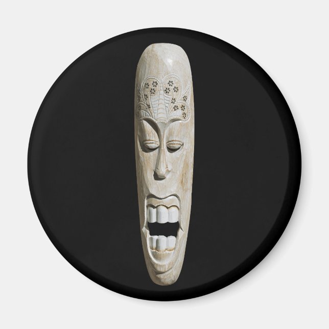 Afrikansk mask magnet (Framsidan)