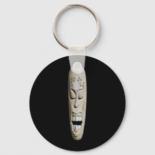 Afrikansk mask nyckelring