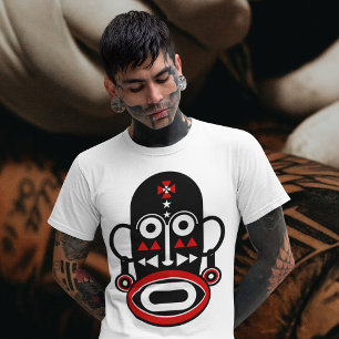 afrikansk mask t shirt