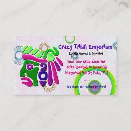 Afrikansk maskar Celestial 3D LOCAL GIFT SHOP Visitkort