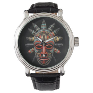Afrikansk maskbevakning armbandsur