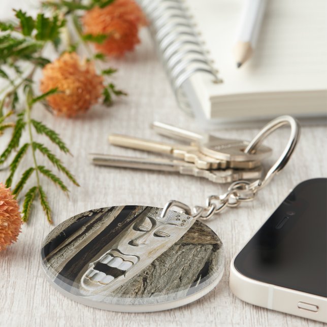 Afrikansk maskNyckelring (Högra Framsidan)