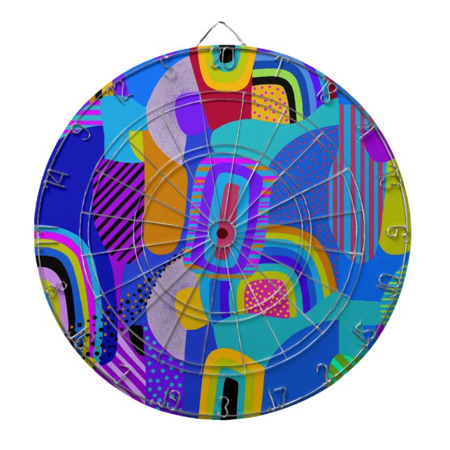 Afrikansk Maximalistlandskap Karta Darttavla (Framsidan)