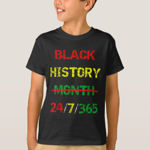 Afrikansk Melanin Black History Month 247365 Black T Shirt