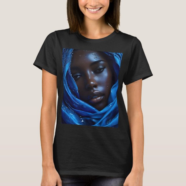 Afrikansk mode art t shirt (Framsida)