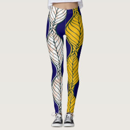 Afrikansk Mode sjölös Mönster Ornament Leggings