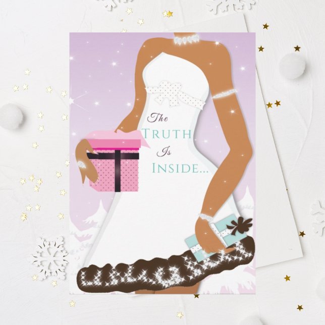 Afrikansk modern Helgdag-julkort Inbjudan (Skapare uppladdad)