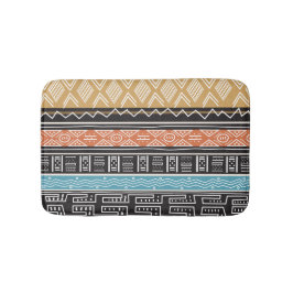 Afrikansk Mönster Mix Bath Mat Badrumsmatta