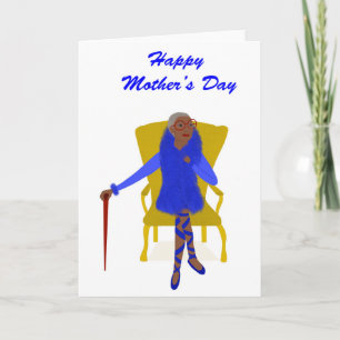 Afrikansk Mors dag-kort Kort