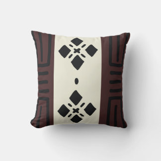 Afrikansk mudcloth Bogolan Design Dekorativ kudde
