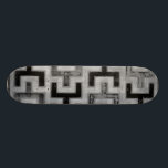 Afrikansk mudduth Textile med Geometric Mönster Skateboard Bräda 21,5 Cm<br><div class="desc">Den här tryckningen gjordes av Norman Wyatt,  Jr. i stil i en afrikansk mudduth. Mudduktextilier har sitt ursprung i Mali och är ett tecken på kulturell identitet. Visning kärlek för världskulturen och det geometriska mönstren genom att köpa detta!</div>
