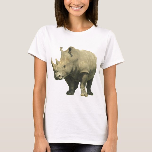 Afrikansk noshörning t-shirt (Framsida)