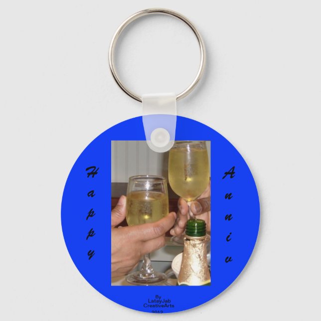 Afrikansk nyckelkedja nyckelring (Framsida)