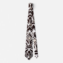 Afrikansk ornament Subtle Black White Mönster