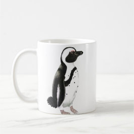 Afrikansk penguinpenna teckning kaffemugg