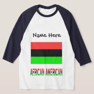 Afrikansk Personlig i Flagga Diaspora T Shirt
