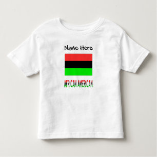 Afrikansk Personlig i Flagga Diaspora T Shirt