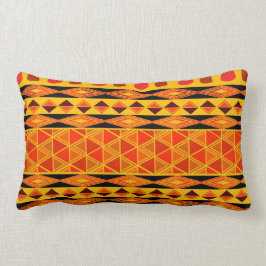 Afrikansk Pillow-design i Mönster Lumbarkudde