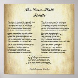 Afrikansk poetry Maj-Stalk Fiddle Poster