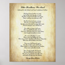 Afrikansk poetry som bröder vi träffar poster