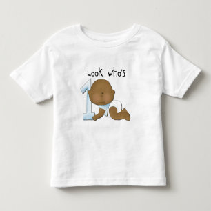 Afrikansk pojke 1:a födelsedag Tshirts och Gift