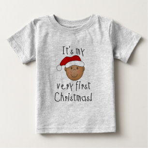 Afrikansk pojke 1:a jul t-shirt
