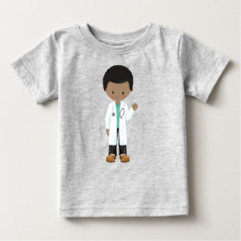 Afrikansk pojke, Doktor, lab Jackar, medicin T Shirt