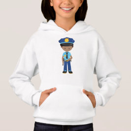 Afrikansk pojke, polis, polis t shirt