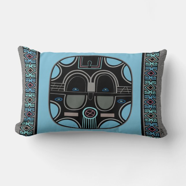 Afrikansk pop lumbarkudde (Framsida)