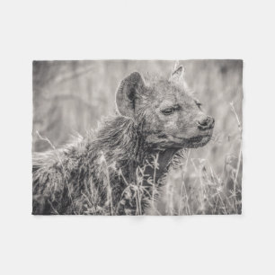Afrikansk prickig Hyena Fleecefilt