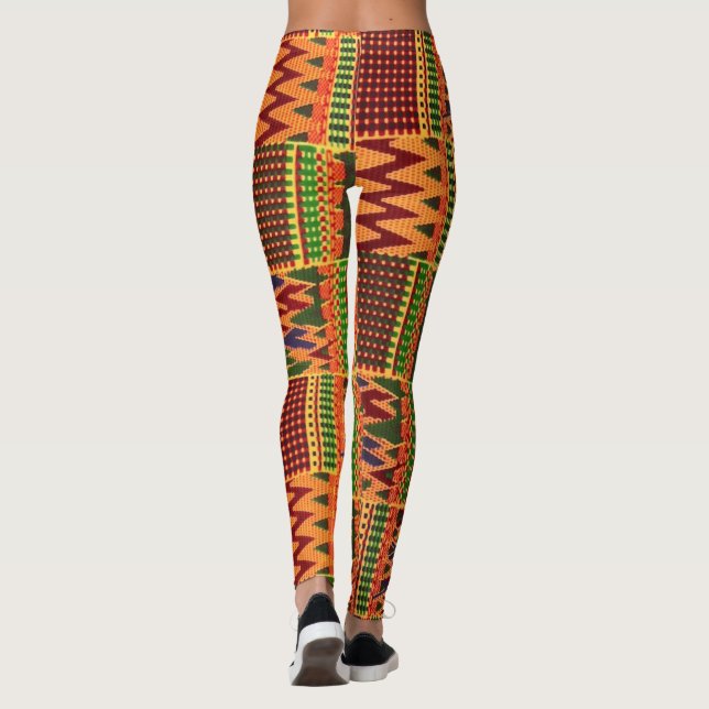 Afrikansk pridedamasker leggings (Baksida)