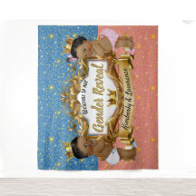 Afrikansk Prince/Princess Rosa/Blue/Guld Gnistra