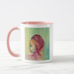 Afrikansk prinsessa mugg för kaffe, hett choklad