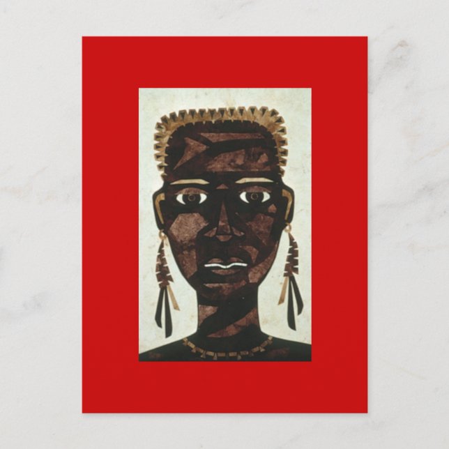 Afrikansk,Prinsessa Vykort (Framsida)